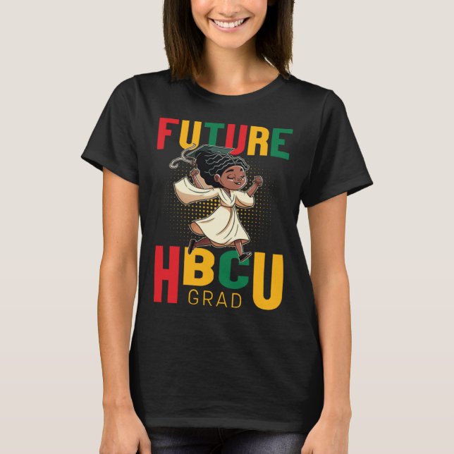 Future HBCU Grad History Black College Youth Kids  T-Shirt (Front)