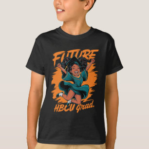 Future Hbcu Grad History Black College Youth Kids T-Shirt