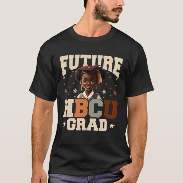 Future HBCU Grad History Black College Youth Kids  T-Shirt (Front)