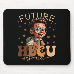 Future Hbcu Grad Kids Black Boys Afro Black Histor Mouse Pad