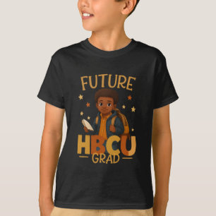 Future Hbcu Graduate Afro Black Boy College Gradua T-Shirt