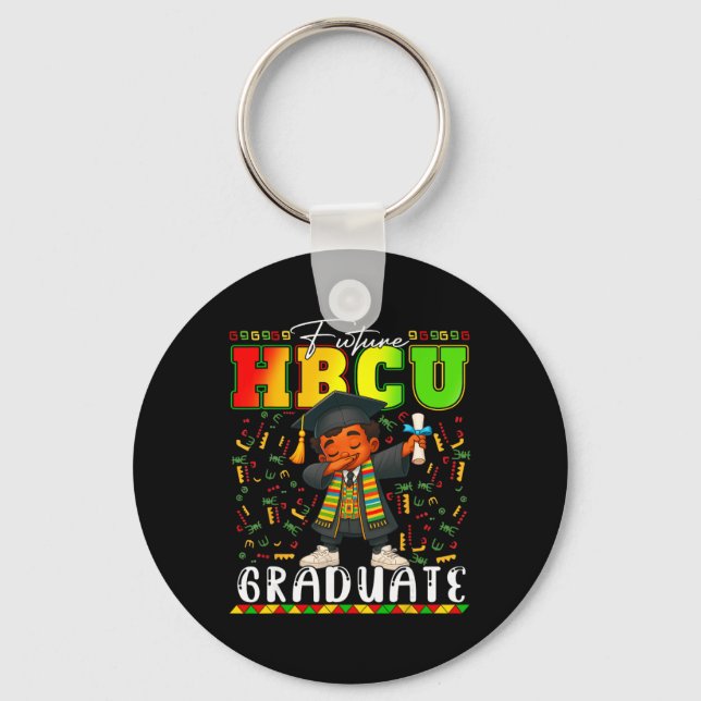 Future Hbcu Graduate Black History Month College B Key Ring (Front)