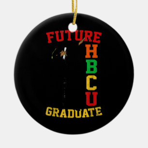 Future HBCU Graduate Ceramic Tree Decoration