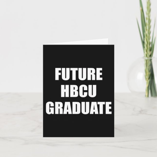 Future Hbcu Graduate Sticker  Card (Front)