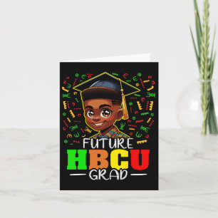 Future Hbcu Graduation Black Boy Grad Hbcu Card