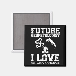 Future Herpetologist Herpetology Lover Amphibians Magnet