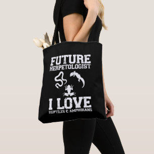Future Herpetologist Herpetology Lover Amphibians Tote Bag