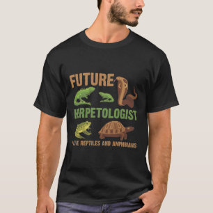 Future Herpetologist Reptile Amphibians Fan Kid T-Shirt