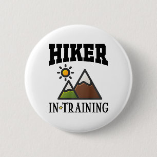 Future Hiker In Training Cute Hiking 6 Cm Round Badge