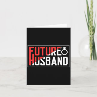 Future Husband Bachelor Wedding Groom Sayings Part Card