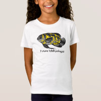 Future Ichthyologist with black and yellow fish