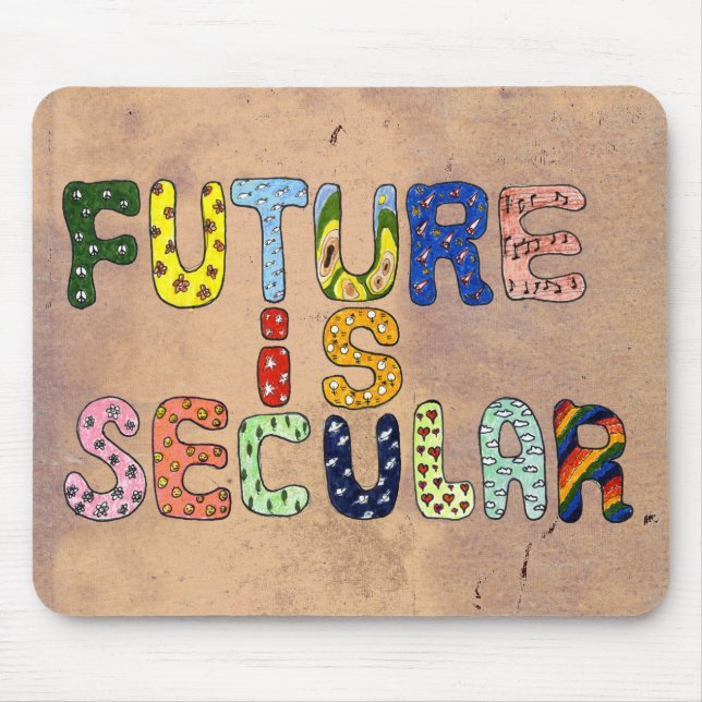 FUTURE IS SECULAR MOUSE PAD (Front)
