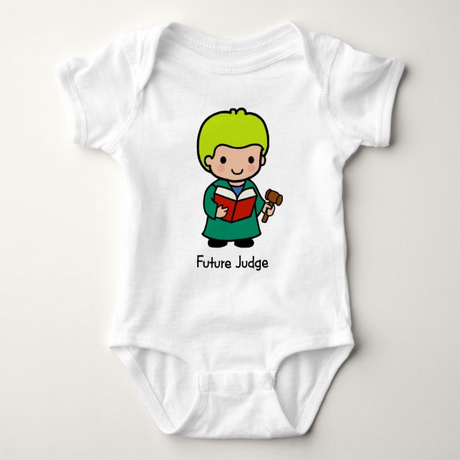 Future Judge - Boy Baby Bodysuit (Front)