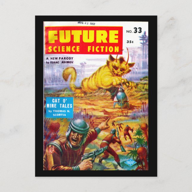 Future June 1957_Pulp Art Postcard (Front)