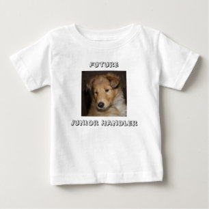 Future Junior Handler - rough collie pup Baby T-Shirt