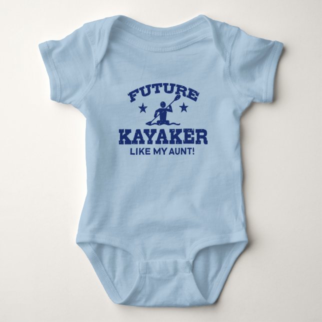 Future Kayaker Like My Aunt Baby Bodysuit (Front)