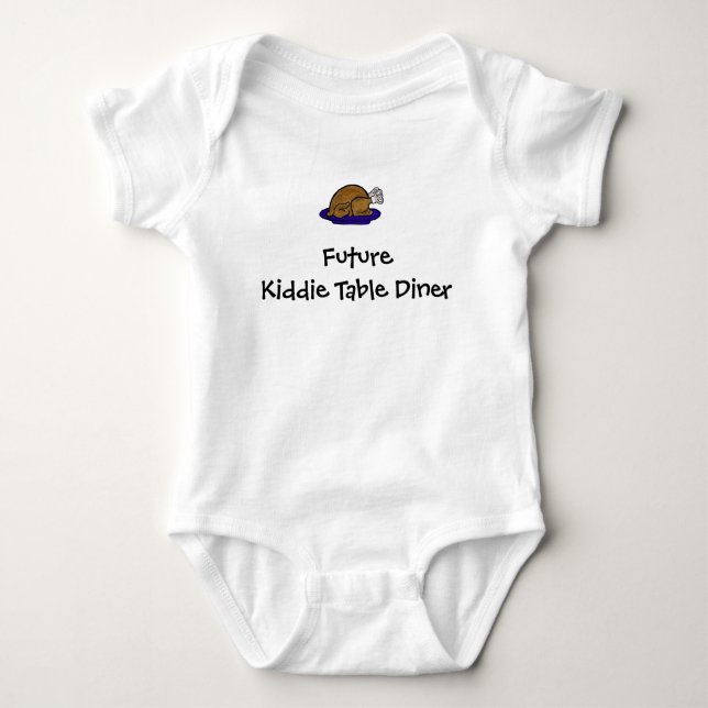 Future Kiddie Table Diner Baby Shirt (Front)