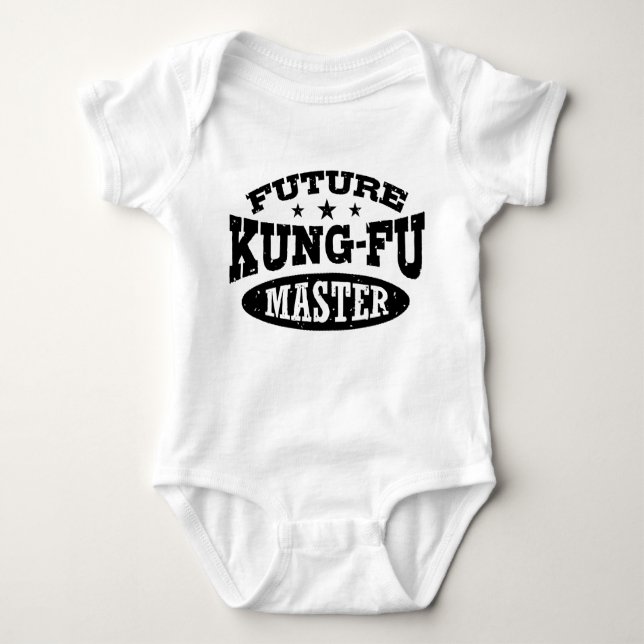 Future Kung Fu Master Baby Bodysuit (Front)