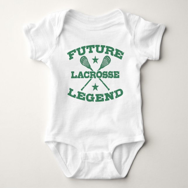 Future Lacrosse Legend Baby Bodysuit (Front)