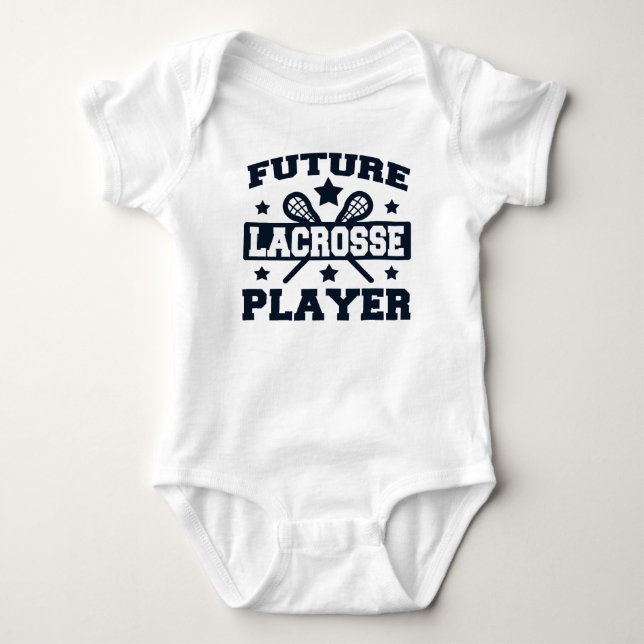 FUTURE LACROSSE PLAYER BABY BODYSUIT (Front)