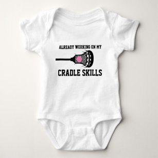 Future Lacrosse Player Cradle Skills Baby Girl Baby Bodysuit