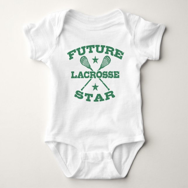 Future Lacrosse Star Baby Bodysuit (Front)