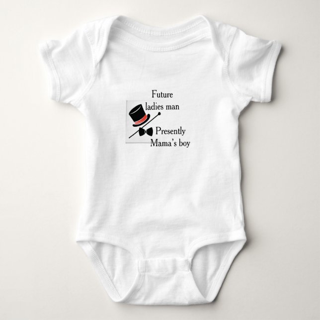 “Future Ladies Man” Baby T-Shirt Baby Bodysuit (Front)