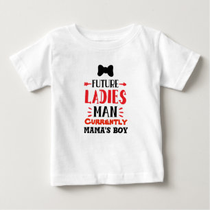 Future ladies man boys valentines cute shirts