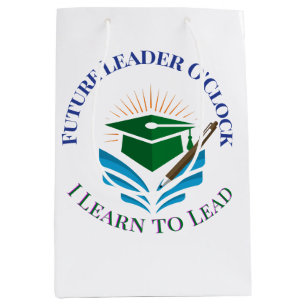 Future Leader O'Clock – Learn to Lead   Motivation Medium Gift Bag