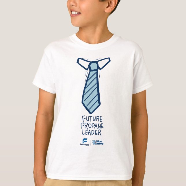 Future Leader Tie Girls' T-shirt - White (Front)