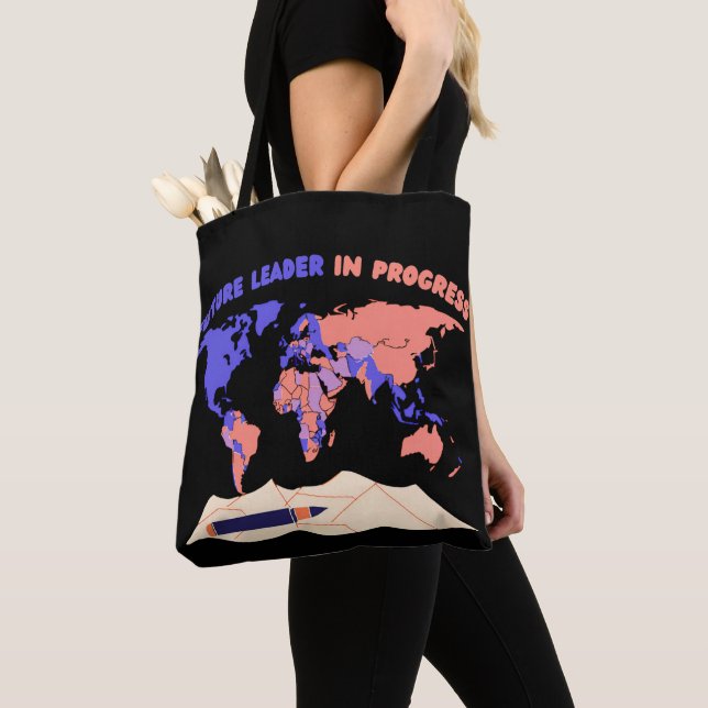 Future Leader Tote Bag – Student Motivation  (Close Up)