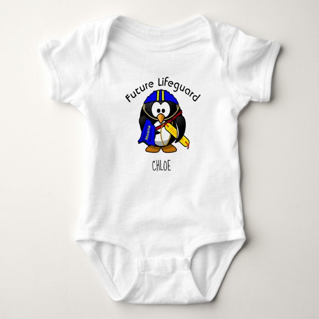 Future Lifeguard Baby Bodysuit (Front)