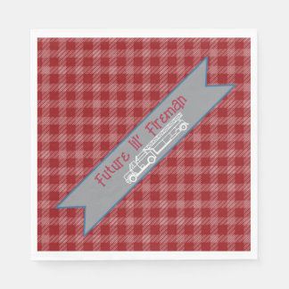 Future lil’ Fireman Picnic napkins