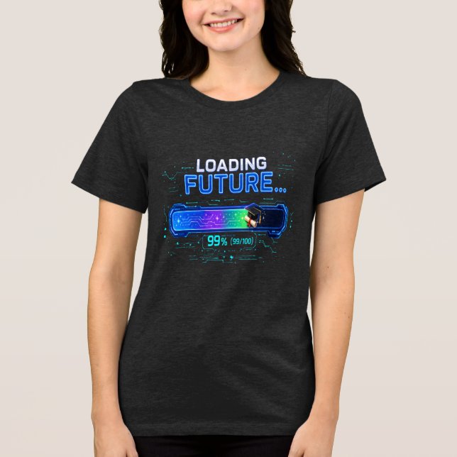 Future Loading: Class of 2026 Graduation Tri-Blend Shirt (Front)