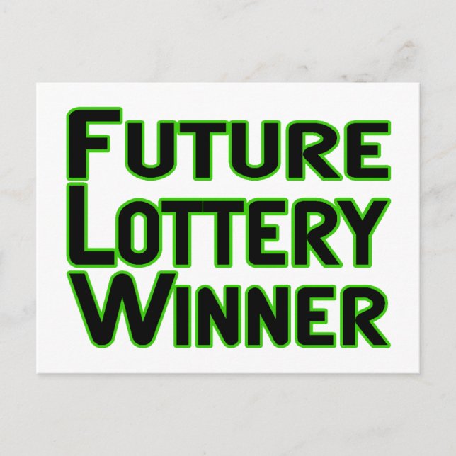 Future Lottery Winner Postcard (Front)