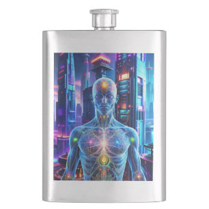 Future Man Hip Flask