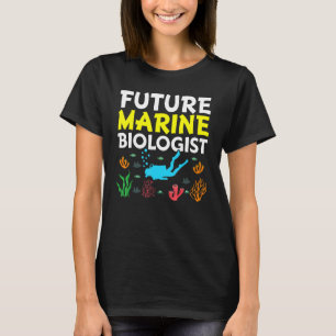 Future Marine Biologist Ocean Life Biology Student T-Shirt