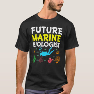 Future Marine Biologist Ocean Life Biology Student T-Shirt