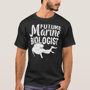 Future Marine Biologist Ocean Life Biology Student T-Shirt
