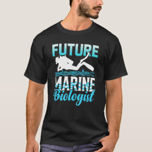 Future Marine Biologist Ocean Life Biology Student T-Shirt