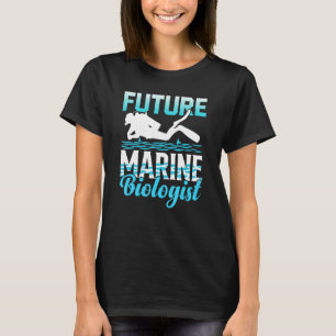 Future Marine Biologist Ocean Life Biology Student T-Shirt