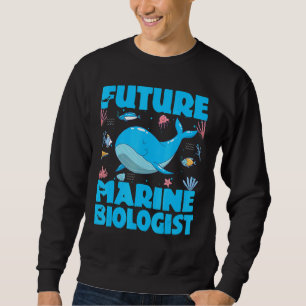 Future Marine Biologist Ocean Snorkelling Student Sweatshirt