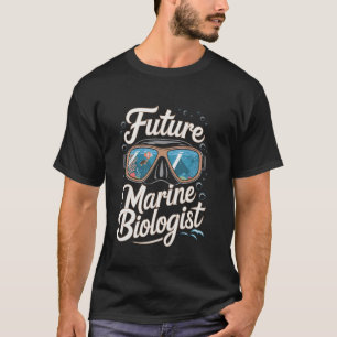 Future Marine Biologist Ocean Student For Kids Bio T-Shirt