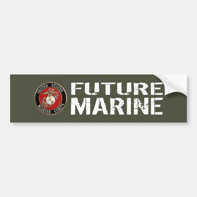 Future Marine Bumper Sticker (Front)