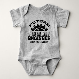 Future Mechanical Engineer Like My Uncle Baby Bodysuit