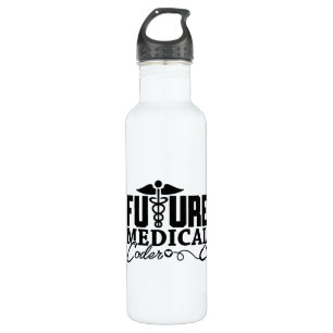 Future Medical Coder Coding Assistant Programmer 710 Ml Water Bottle