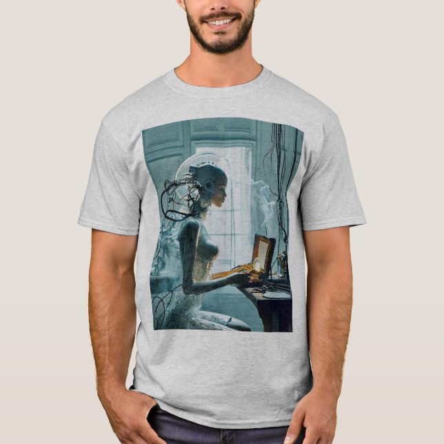 "Future Meets Intelligence" T-Shirt (Front)