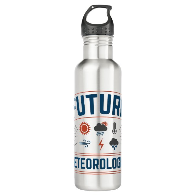 Future Meteorologist 710 Ml Water Bottle (Front)