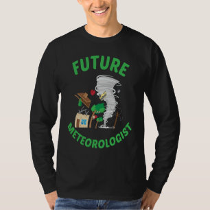 Future Meteorologist Kid Cute Weather Forecast Met T-Shirt