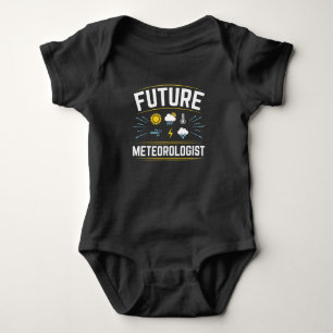 Future Meteorologist Meteorology Student Weather  Baby Bodysuit